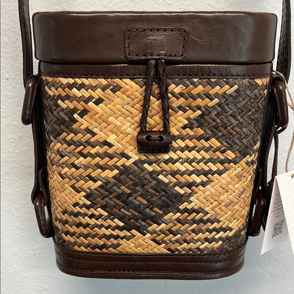The Sak Handbags - The Sak | Rattan & Leather Crossbody Bag ✨